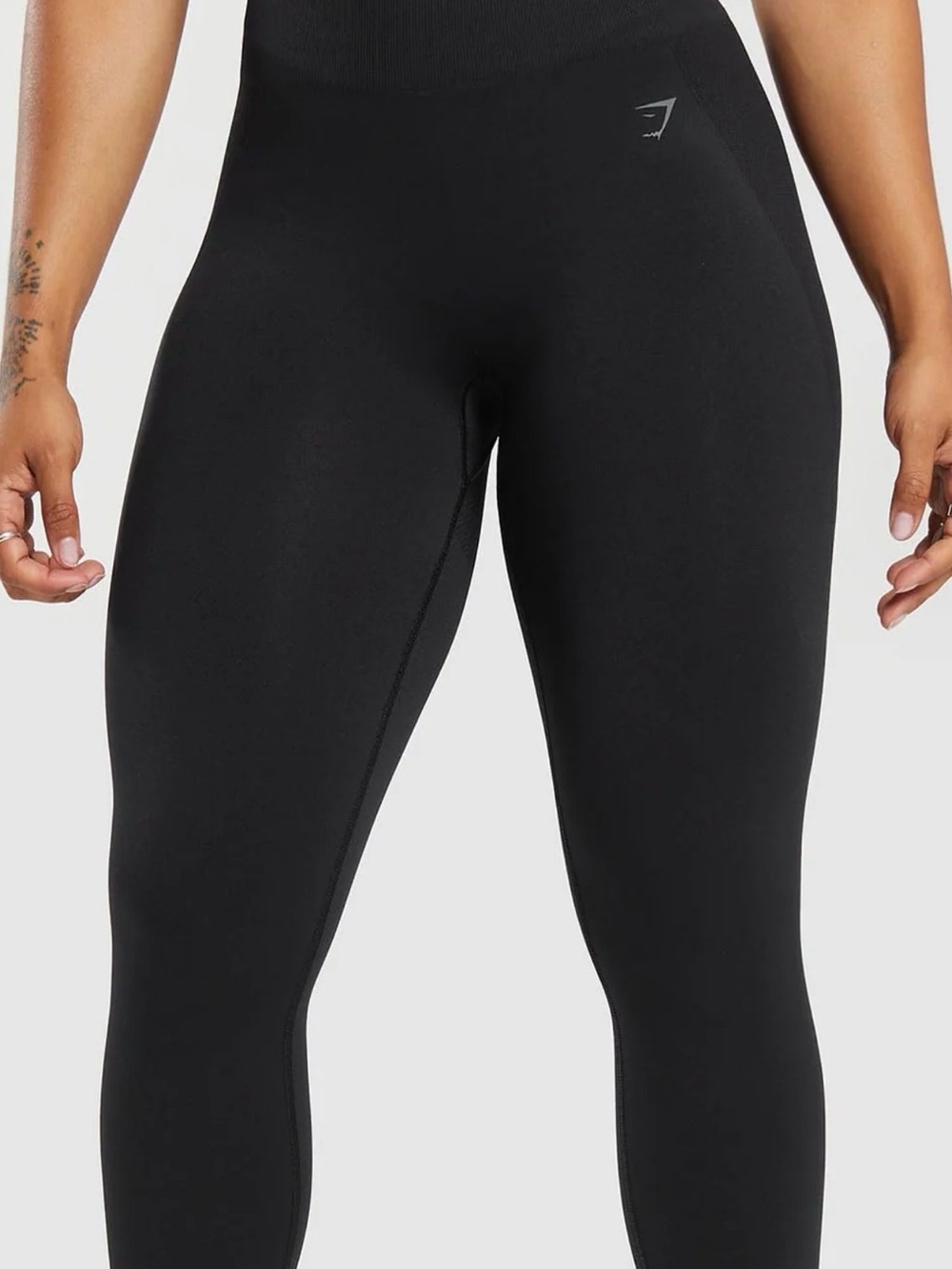 Gymshark Freestyle High Rise Ankle Leggings Black Women’s S Nylon Stretch